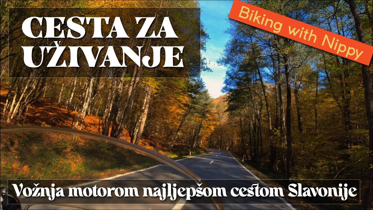 Cesta za uživanje - Vožnja motorom najljepšom cestom Slavonije