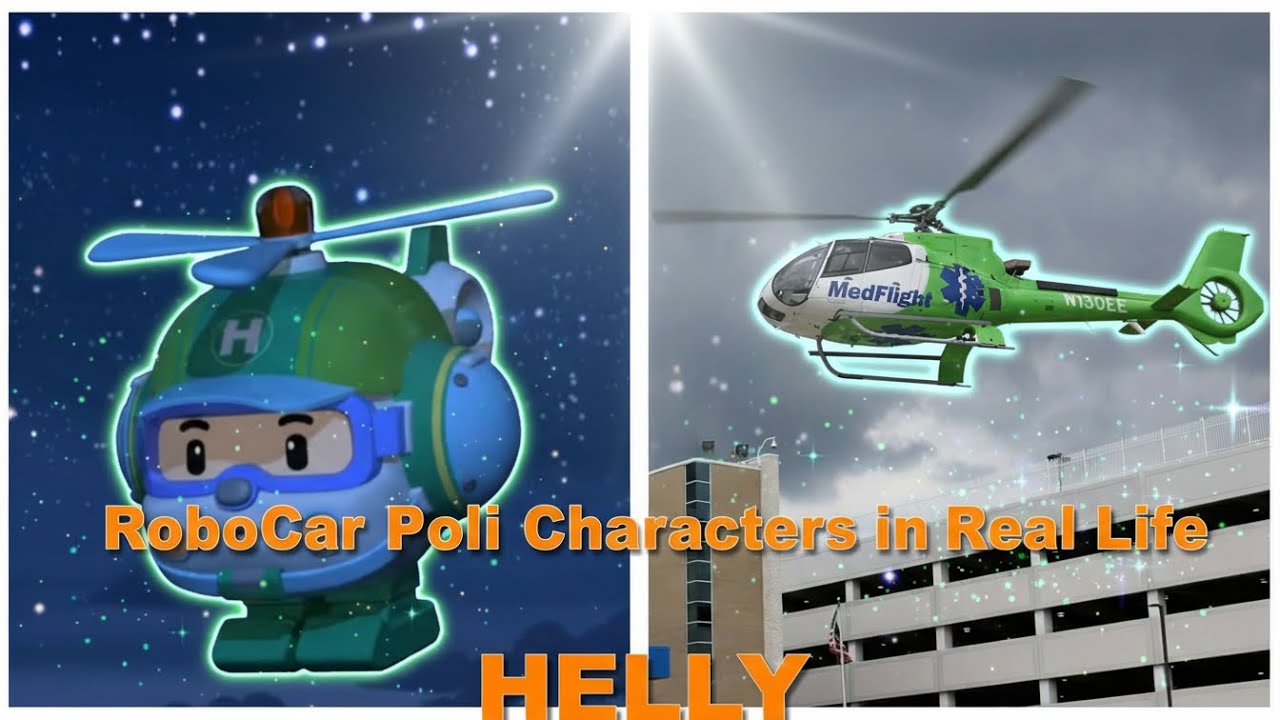 RoboCar Poli Characters in Real Life