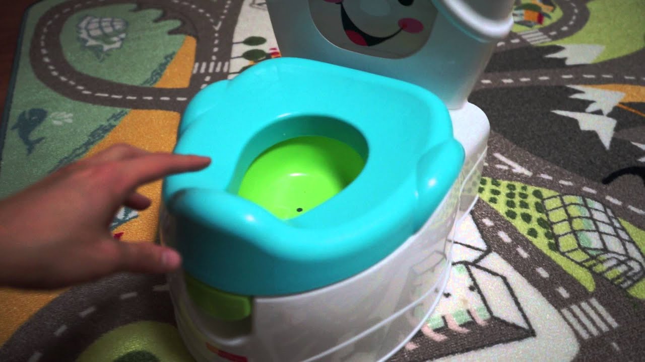 Fisher Price - Learn to Flush Potty baby toilet 피셔프라이스 변기 런투 플러쉬 포티