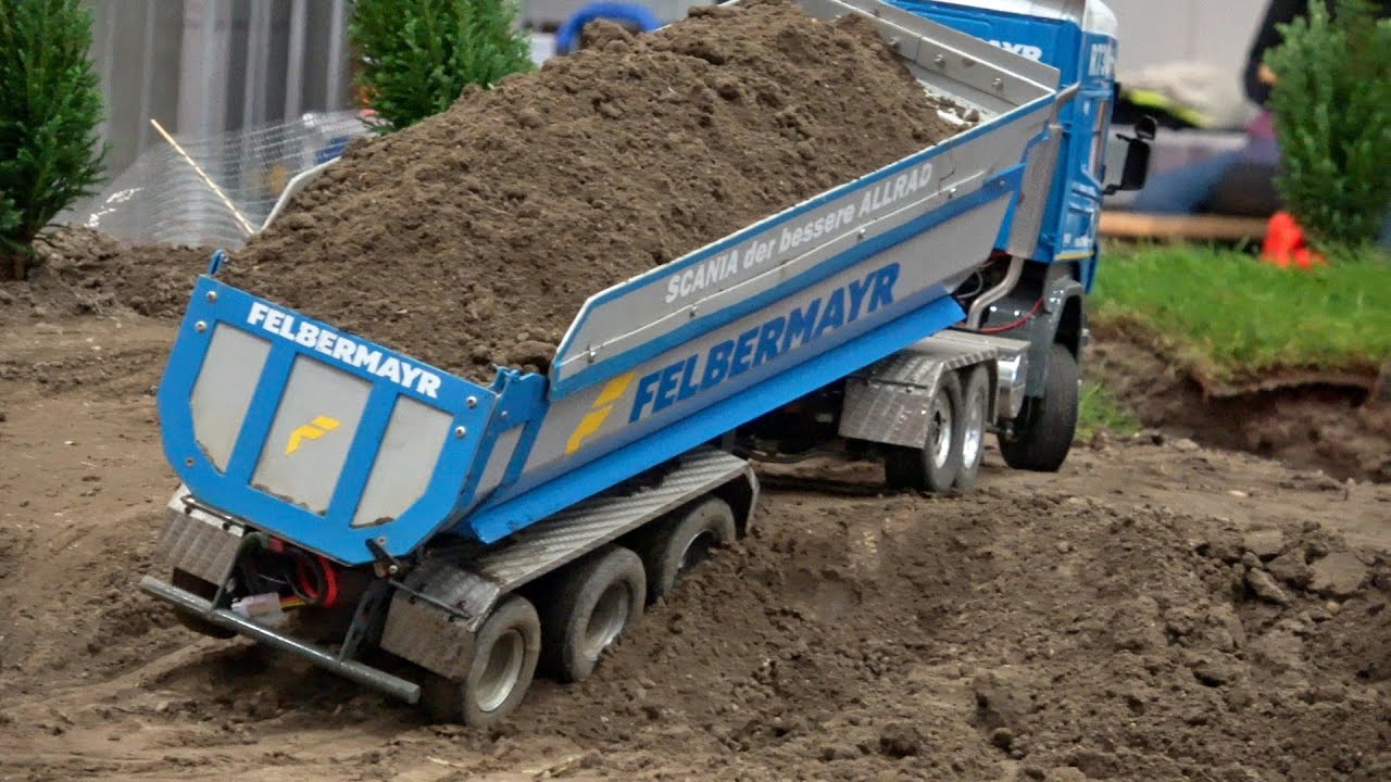 RC Trucks, excavators, dump trucks, ...Modellbaumesse Wien 2024