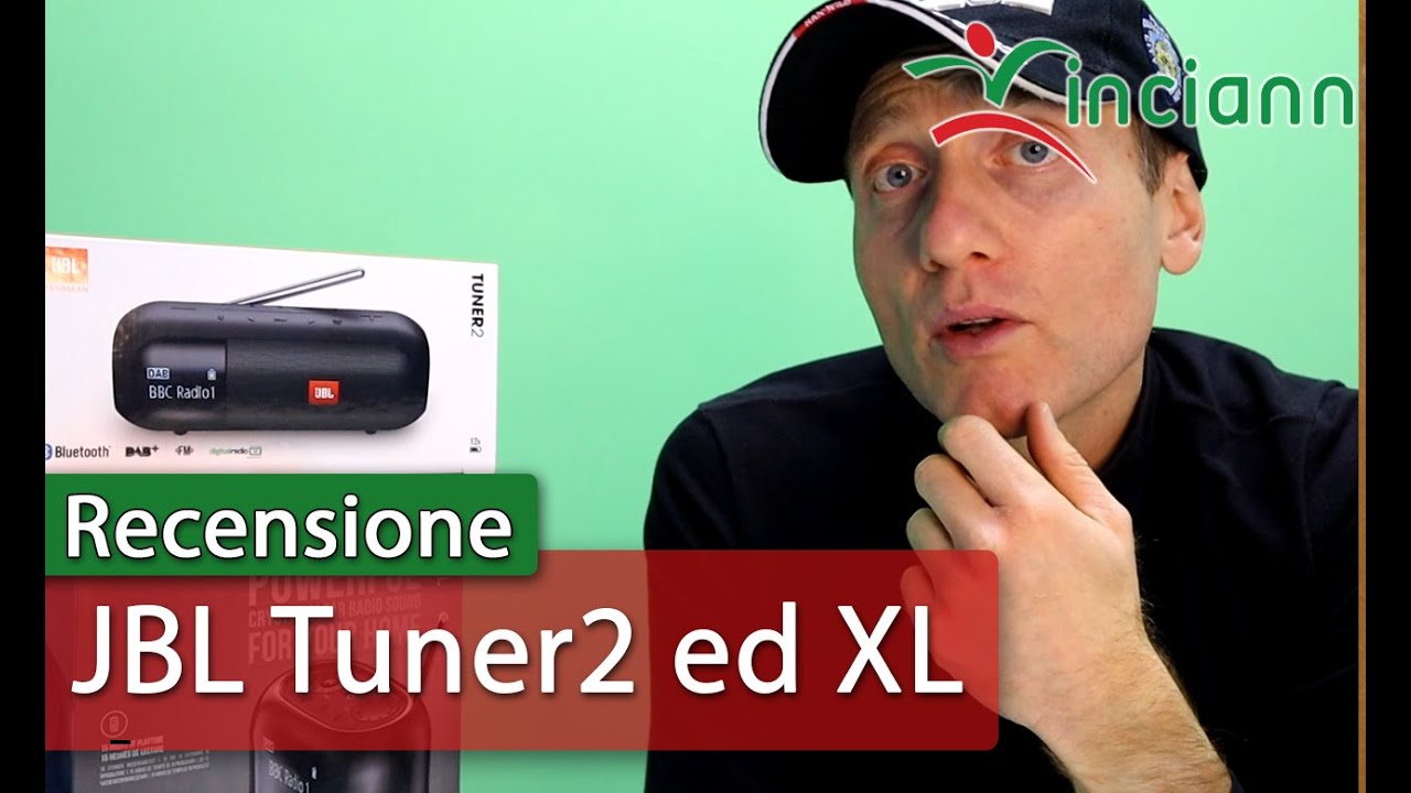 Recensione JBL Tuner2 e Tuner XL Speaker e Radio DAB DAB+ FM IPX7 e buona batteria