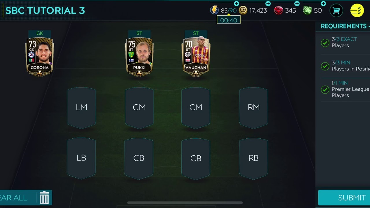 FIRST VIDEO | How to do fifa mobile SBC Tutorial 3
