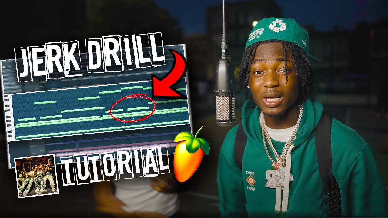 Как сделать DARK PIANO ритмы в стиле Jerk Drill!! (урок по fl studio)