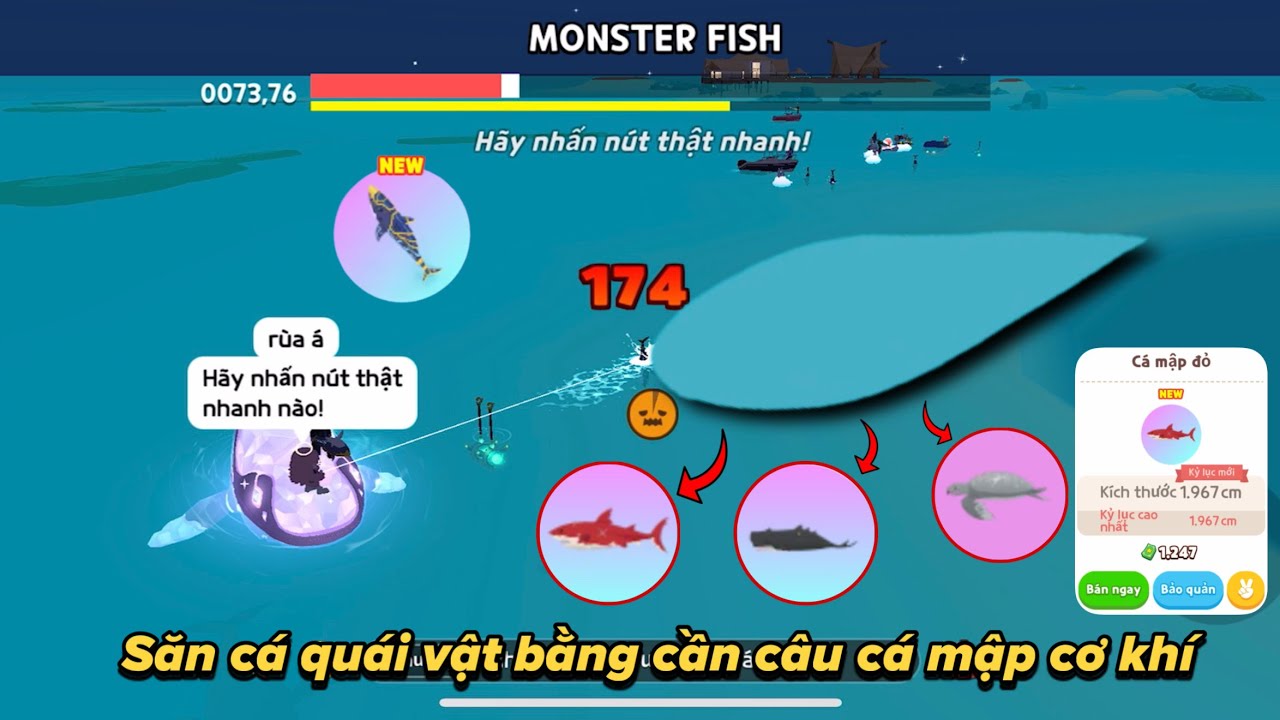 [Play Together] HÀNH TRÌNH SĂN CÁ QUÁI VẬT BẰNG CẦN CÂU CÁ MẬP CƠ KHÍ ĐẦY BẤT ỔN VÀ CÁI KẾT