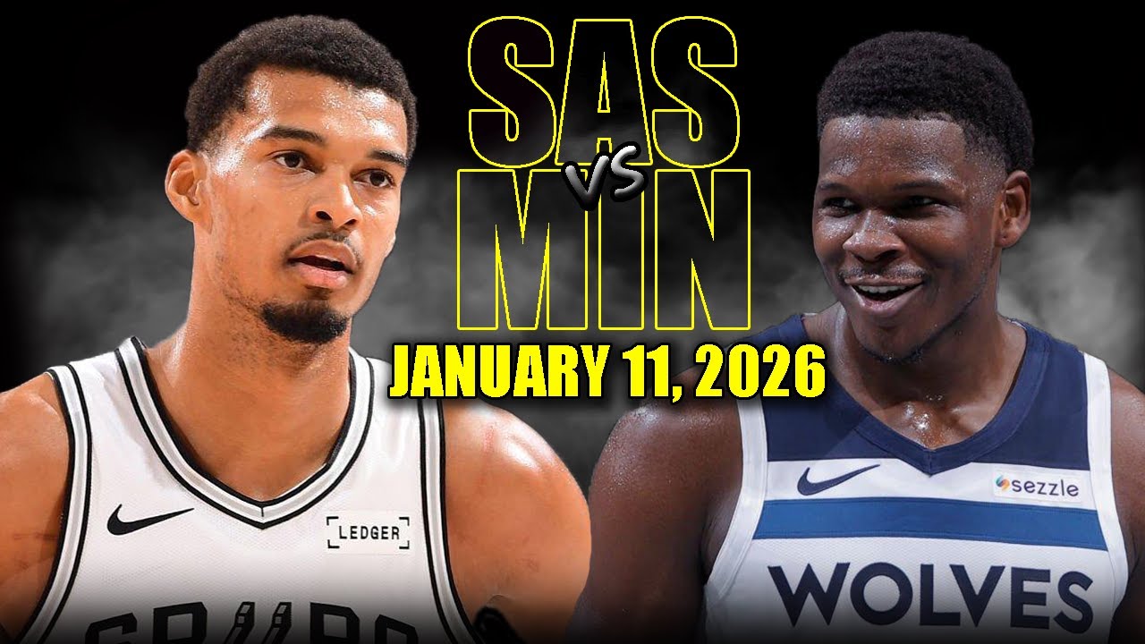San Antonio Spurs vs Minnesota Timberwolves Full Game Highlights &ndash; January 11, 2026 | NBA Season