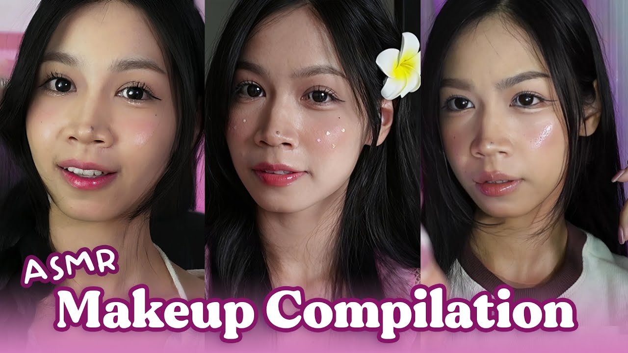 ASMR Doing Your Makeup Compilation 🎀✨