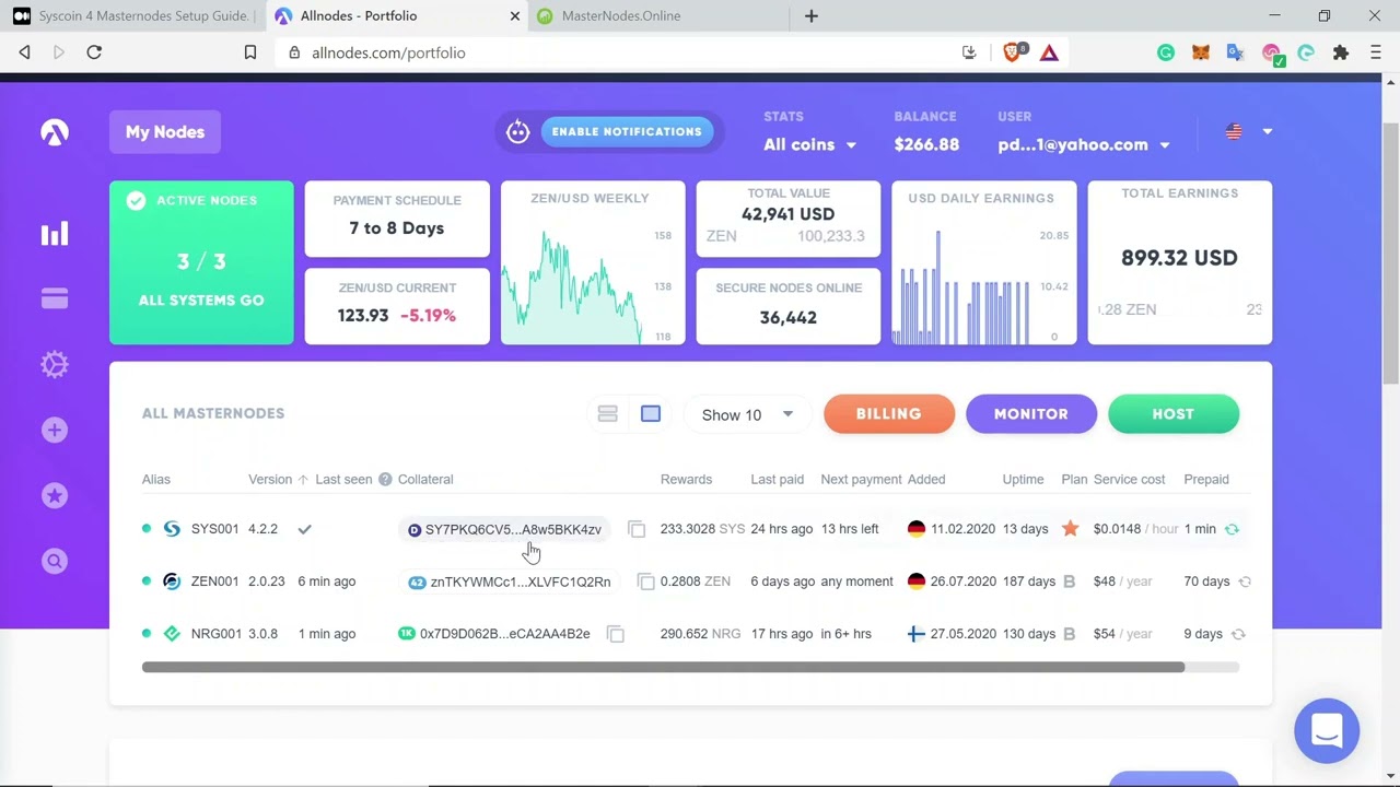 Demo: Running a Crypto Node or Masternode