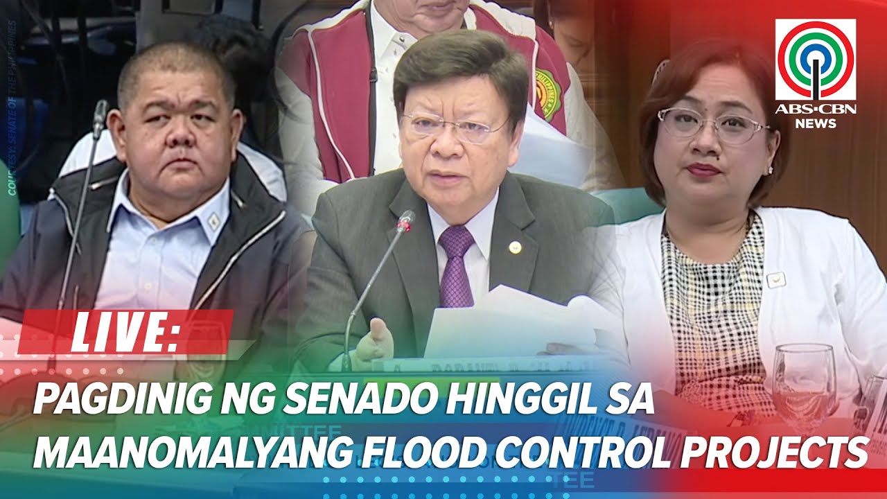 LIVE: Senate Blue Ribbon Committee hearing on anomalous flood control projects | September 1