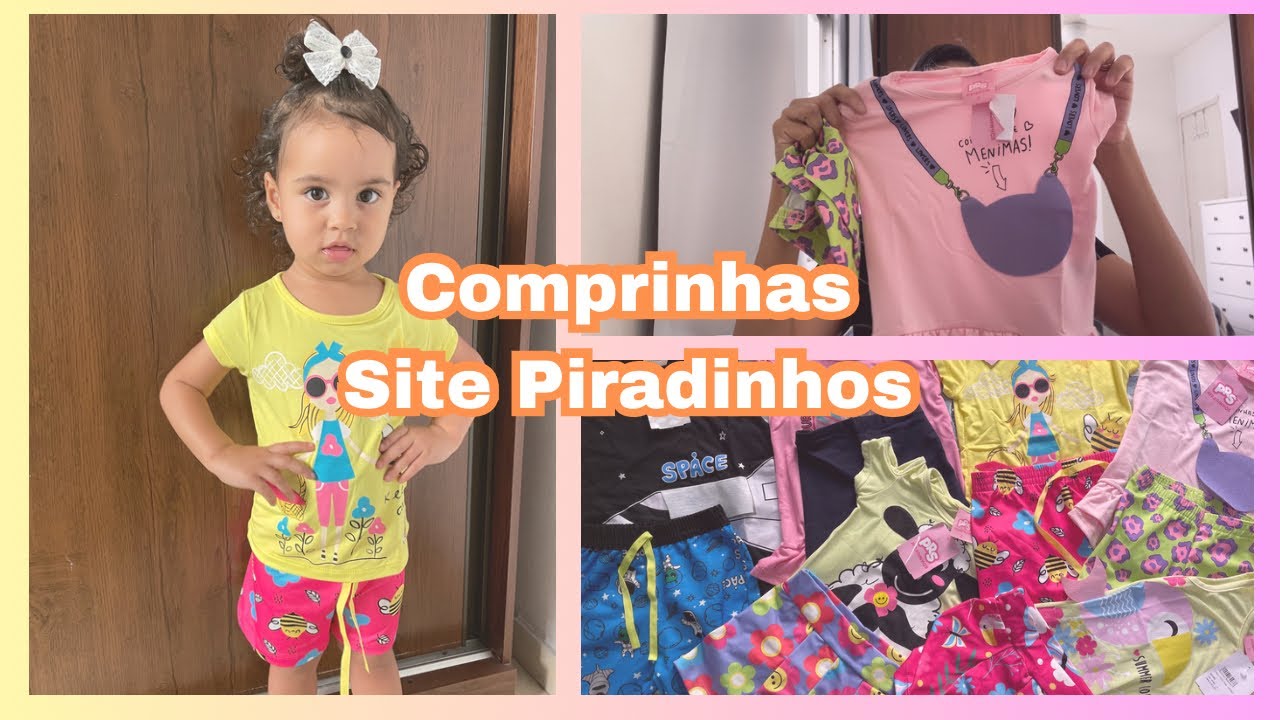 Compras Online na Loja Piradinhos / Conjuntos infantis para o verão