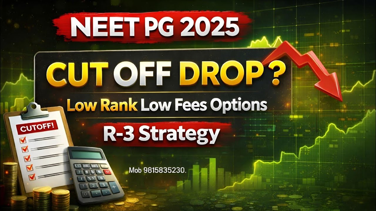 NEET PG 2025 MCC AIQ Revised Cut Off , 