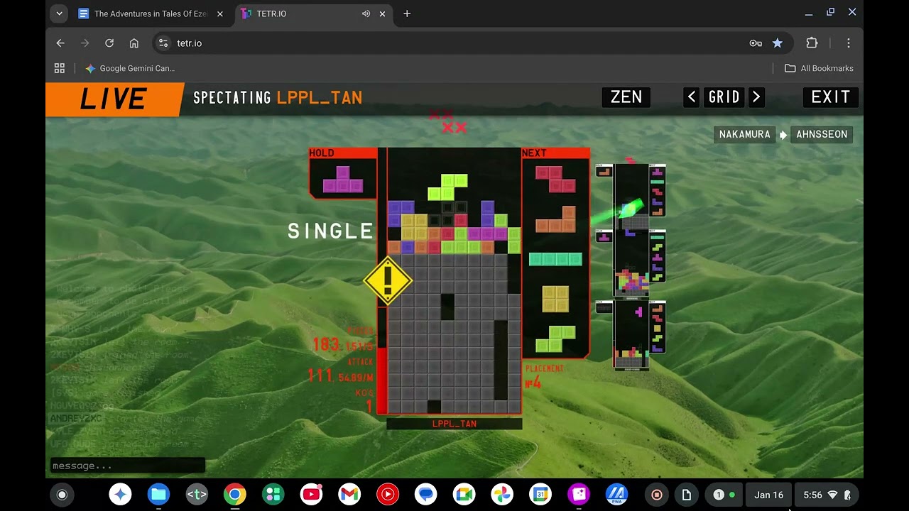 Tetr.io Multiplayer: Original Wide Versus Qwqwqwqwqwqwqwq!