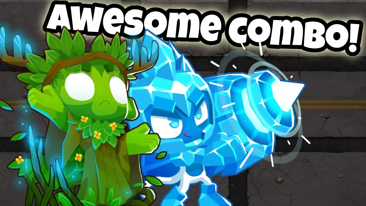 Spirit of the Forest and Icicle Impale Take on #Ouch CHIMPS! - Bloons TD 6