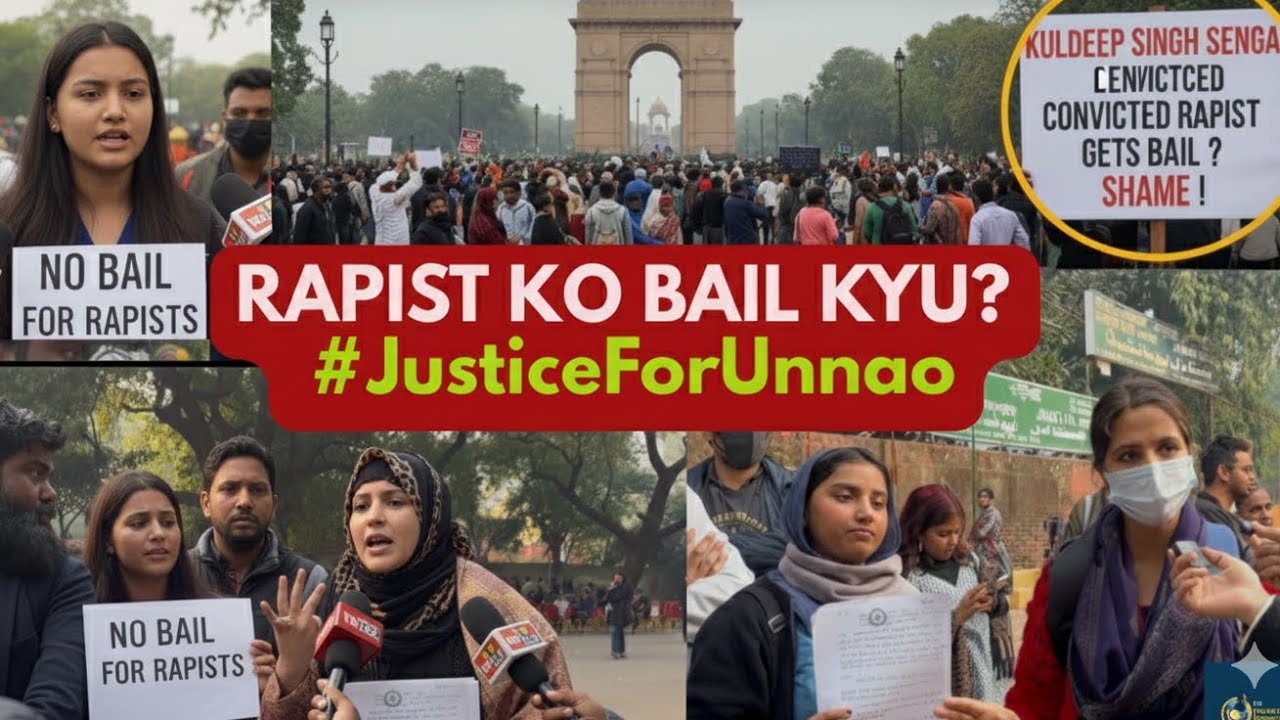 जंतर-मंतर पर भारी विरोध: कुलदीप सिंह सेंगर को बेल क्यों? | Protests at Jantar Mantar