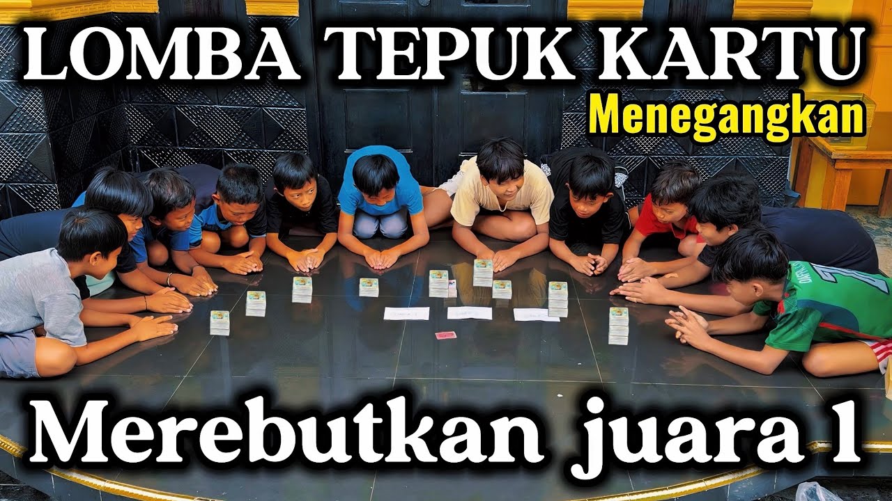 LOMBA TEPUK KARTU 🔥 SEMUA DIBIKIN TEGANG 