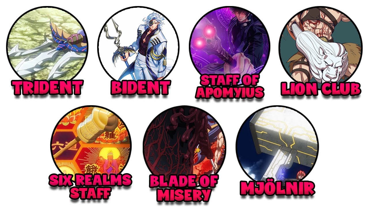 Every Divine Weapon in Record of Ragnarok Ranked