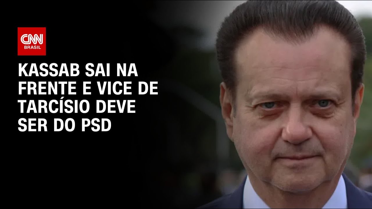 Kassab marca posição e vice de Tarcísio deve ficar com PSD | BASTIDORES CNN