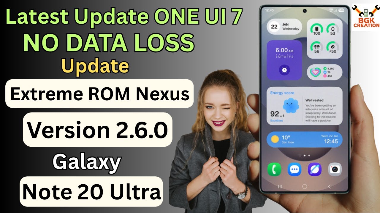 No Data Loss Update ExtremeRom Nexus 2.6.0 Note 20 Ultra -Enlgish-