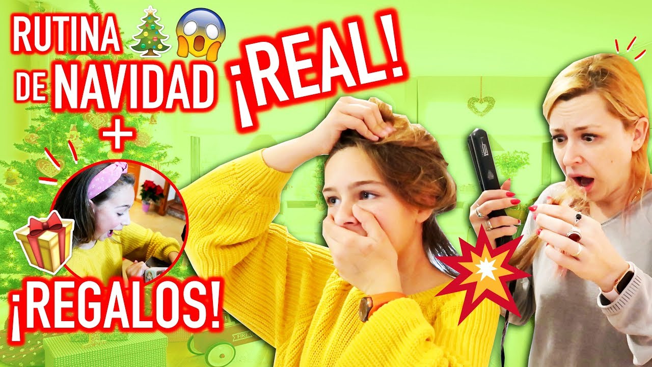 ¡¡RUTINA en FAMILIA el DÍA de NAVIDAD!! 🎄TODO SALE MAL... 😭+ ABRIENDO REGALOS DE NAVIDAD 🎁 - 2018