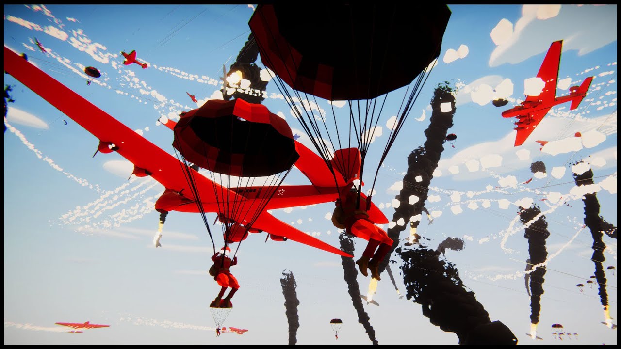 HUGE Soviet PARATROOPER DROP! - Total Tank Simulator
