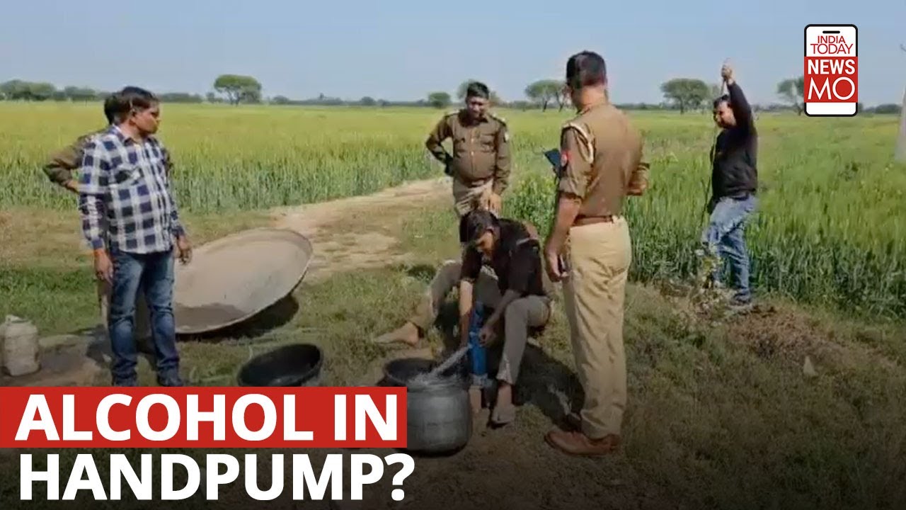 Bizarre! Police Find Hand Pumps In Jhansi Dispensing Alcohol & This Isn't The First Instance