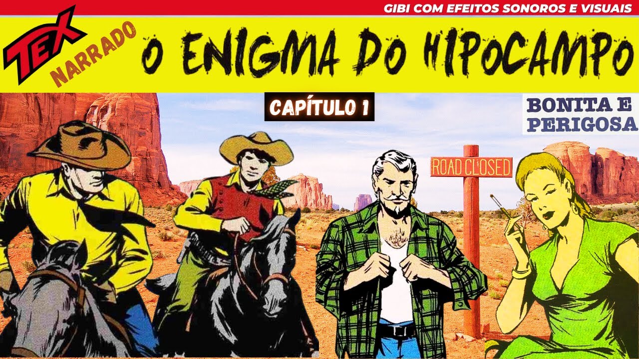 Tex Willer - Kit Carson - Kit Willer | O Enigma do Hipocampo | Gibi Narrado e Divertido! 🛴🎭