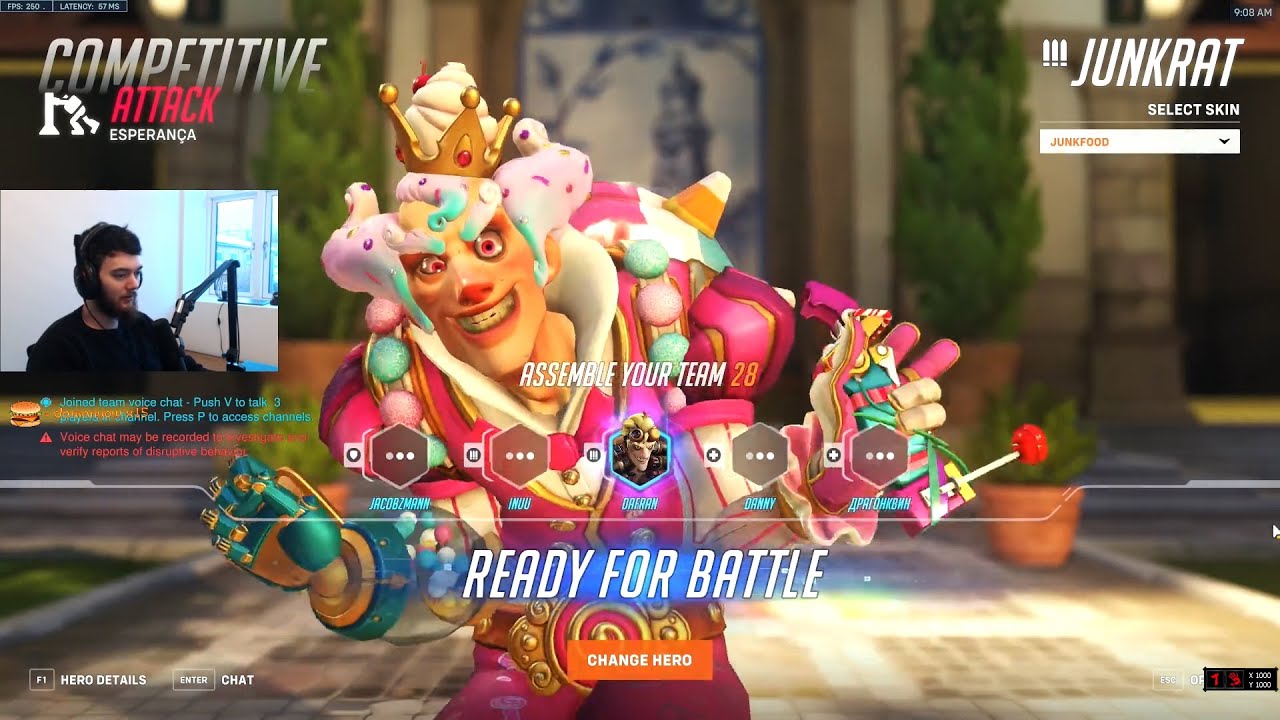 DAFRAN UNSTOPPABLE JUNKRAT! [ OVERWATCH 2 TOP 500 SEASON 2 ]