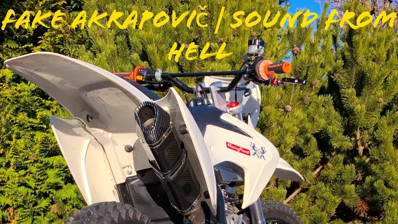 😱🔥 Carbon Akrapovič + Cenkoo K2 [250cc] = Armageddon 🔥😱