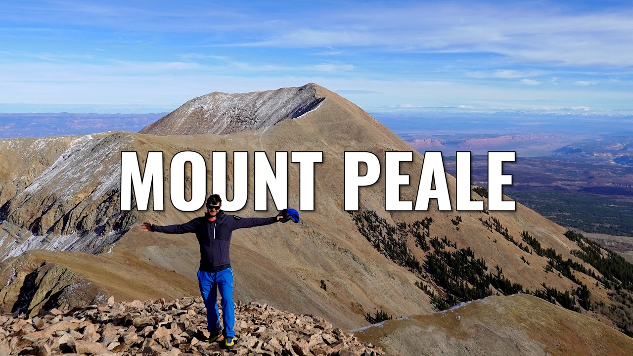 Alone on a Remote 12,000' Ridgeline in Utah | Climbing Mt Peale and Mt Tuk