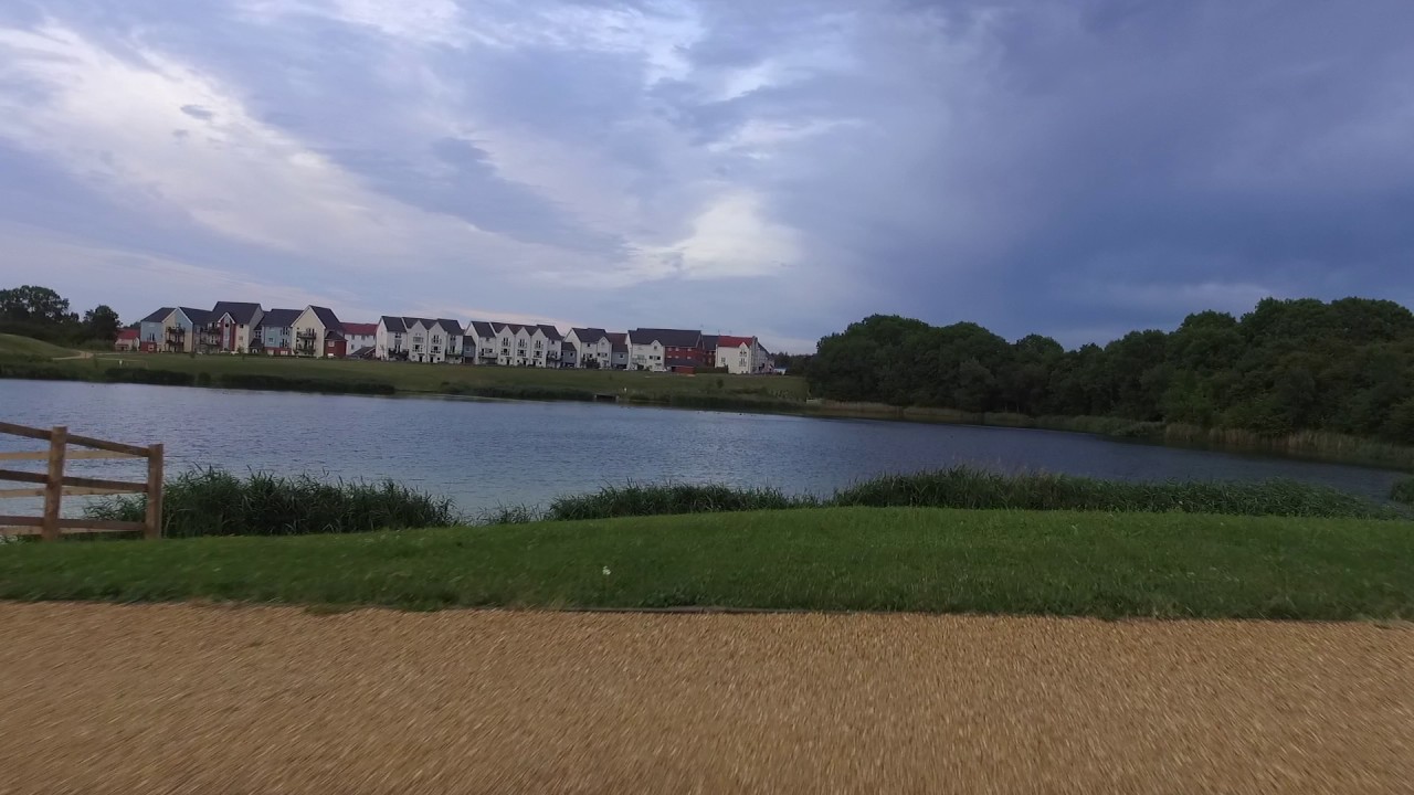Newton Leys lake - Drone Footage