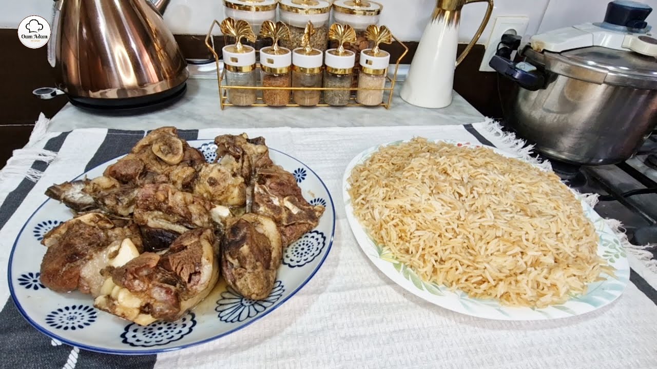 لحم محمر بالارز 🥩 جا يذوب فالفم  مستحيل يجوز عيد الأضحى بلا ما تجربي هاد الوصفة 😍
