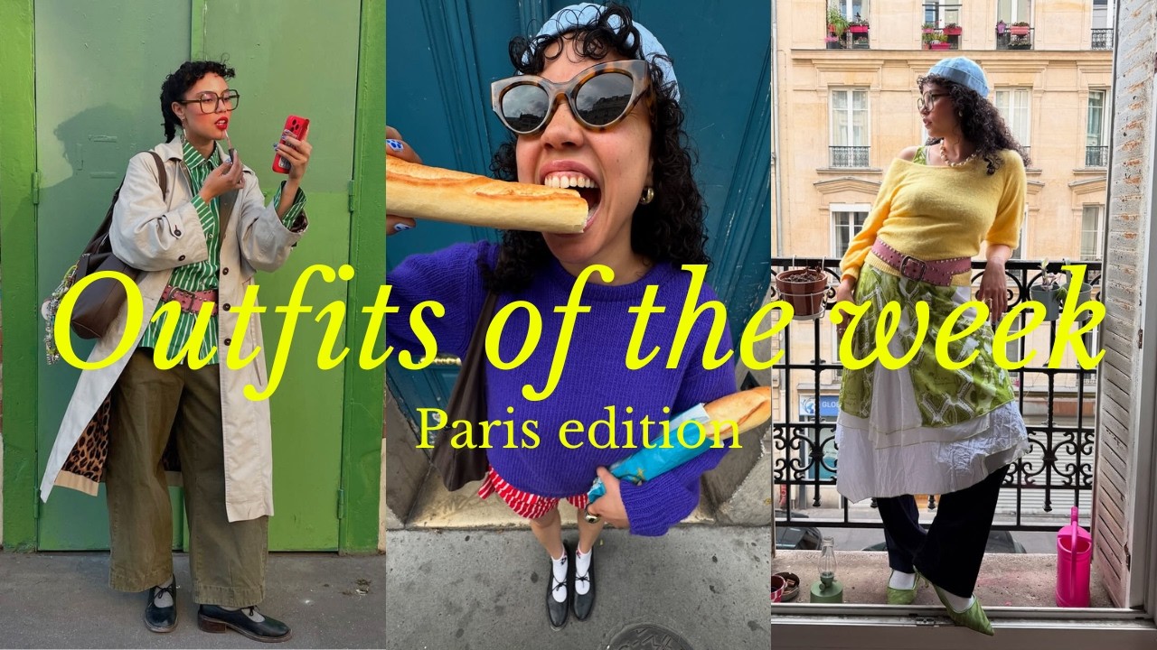 outfit diary: everything I wore in paris for a week (first time out there!)