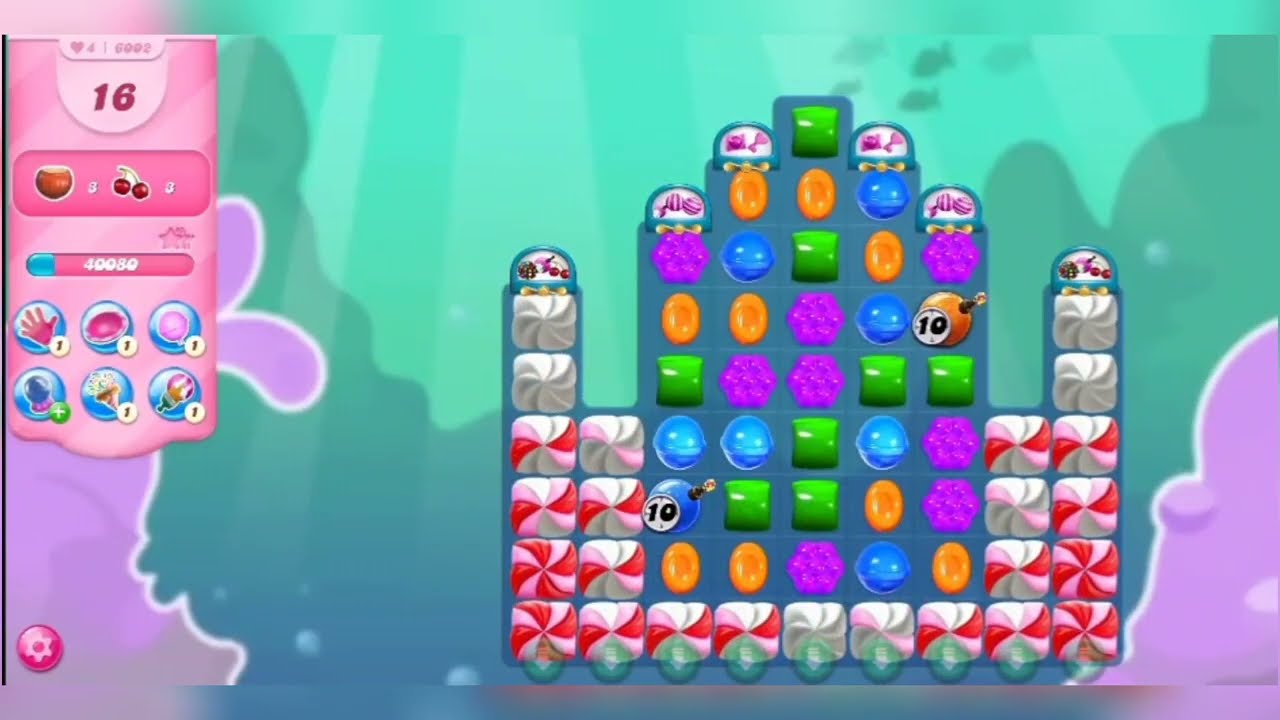 Candy Crush Saga Level 6002 - Complete Level Gameplay