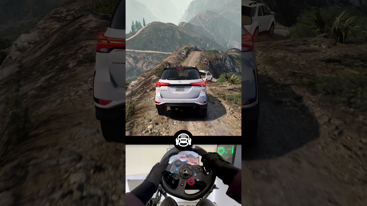 GTA 5 - TOYOTA LEGENDER & FORTUNER 2014 Steering Wheel Gameplay