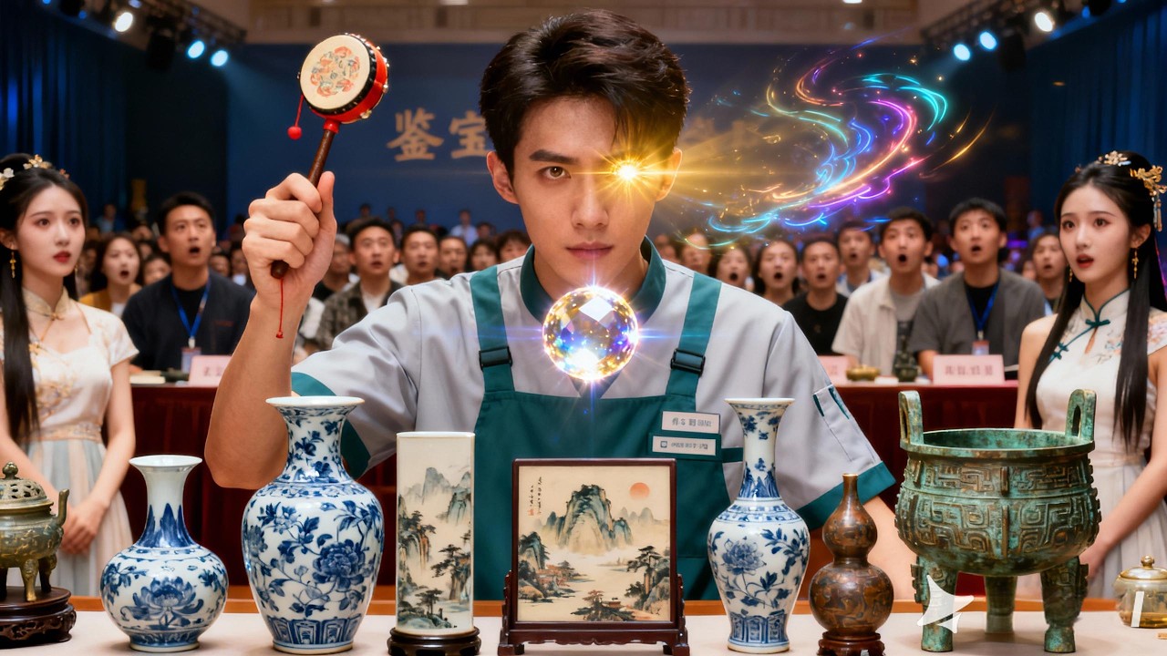 穷小伙意外覺醒鑑物神瞳，他藉神瞳鑑寶賺錢、拓展事業，對抗阻撓勢力