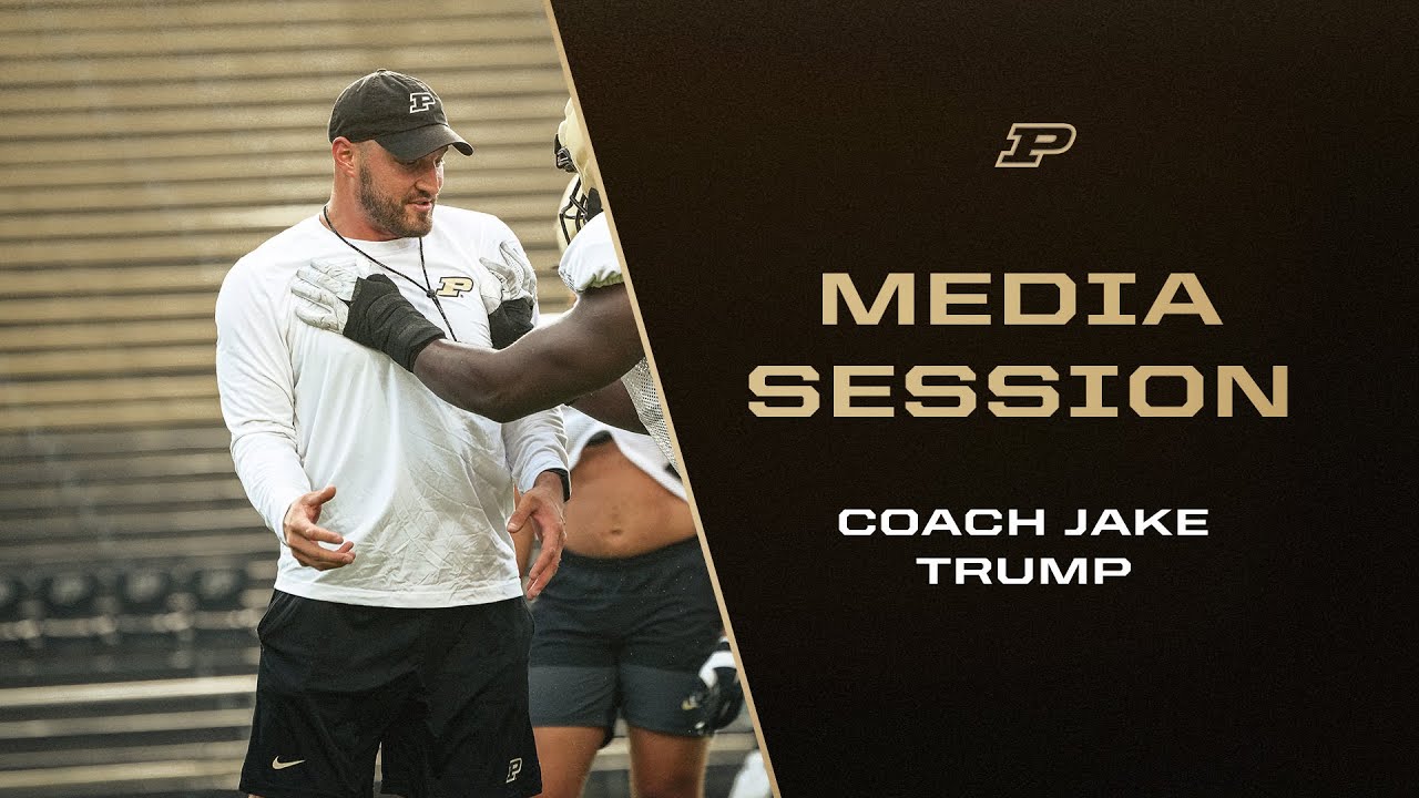Coach Jake Trump Media Session | Purdue Football