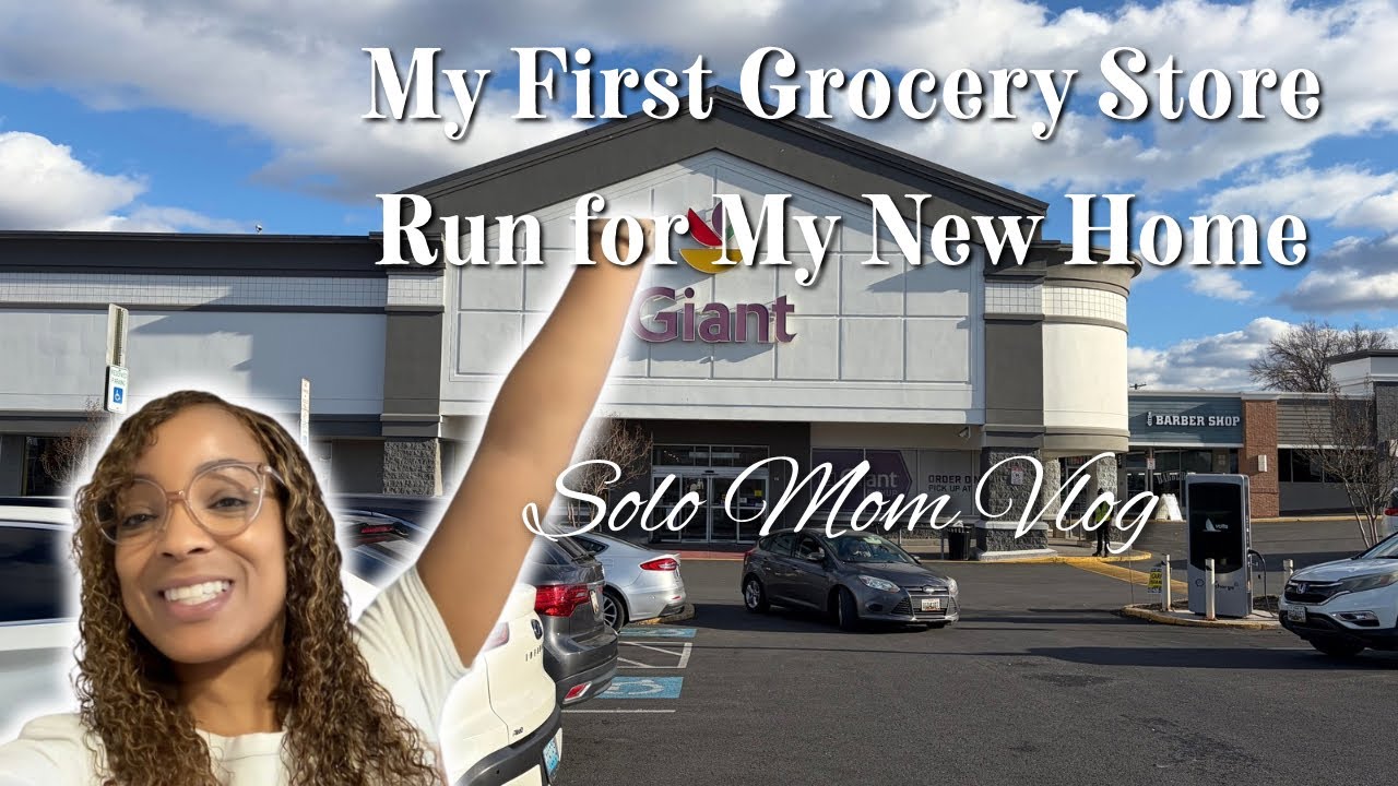 My First Grocery Store Run for My New Home🛒🛍️| Solo Mom Vlog