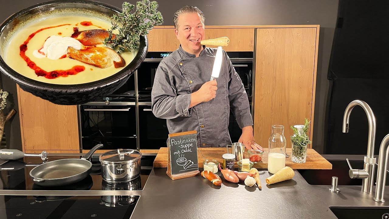 Pastinakensuppe mit Chiliöl | Das schnelle Gericht