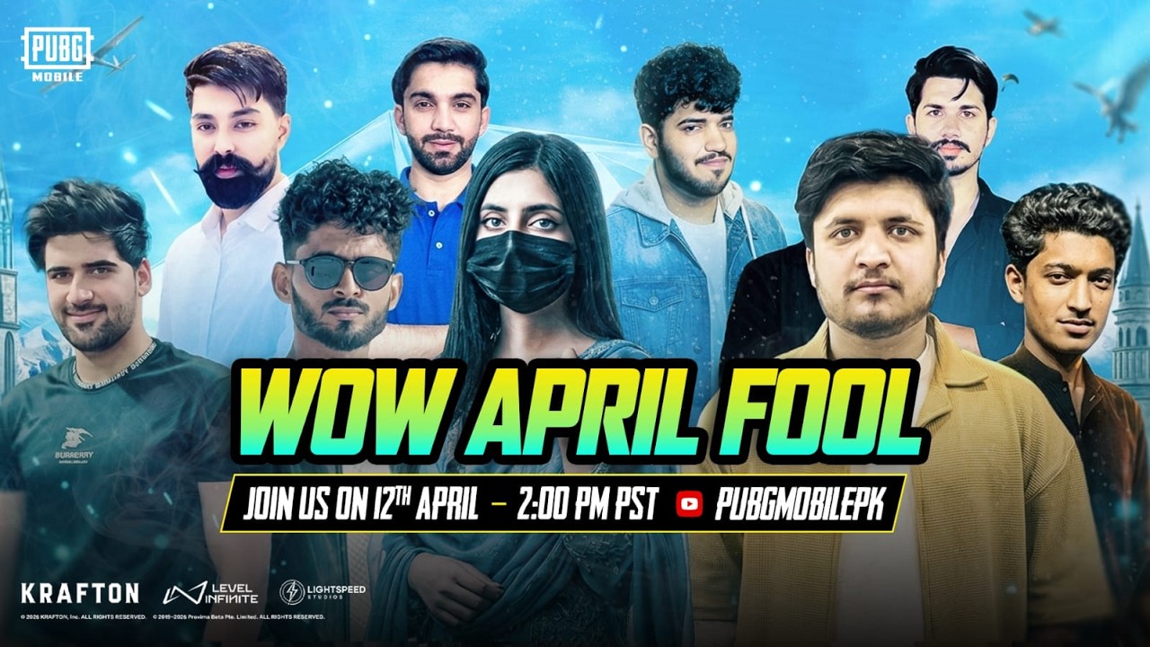 PUBGM WOW April Fool&rsquo;s Live Stream