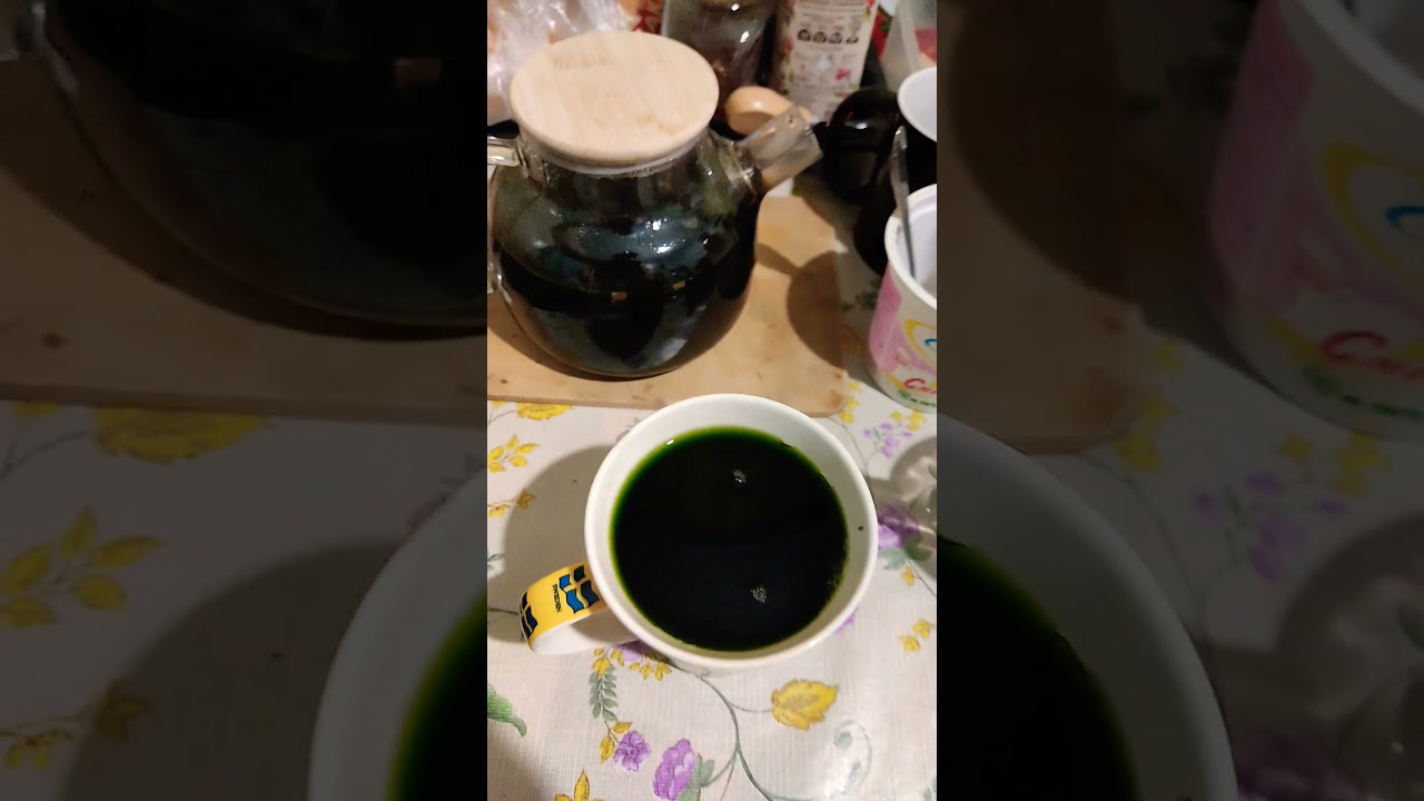 Пробую изумрудный чай по совету подписчика Дмитрия