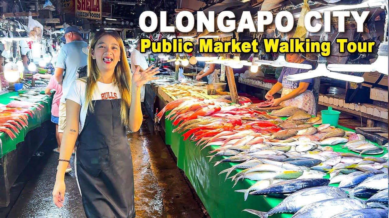 OLONGAPO CITY PUBLIC MARKET Palengke Tour | Zambales Philippines