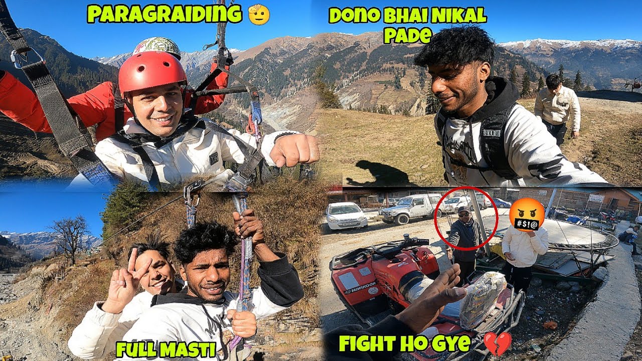 Aaj Solang Vally Gye 😍 | ATV Wale Auncle Se Ladai Ho Gye | Manali Day 3 🥴