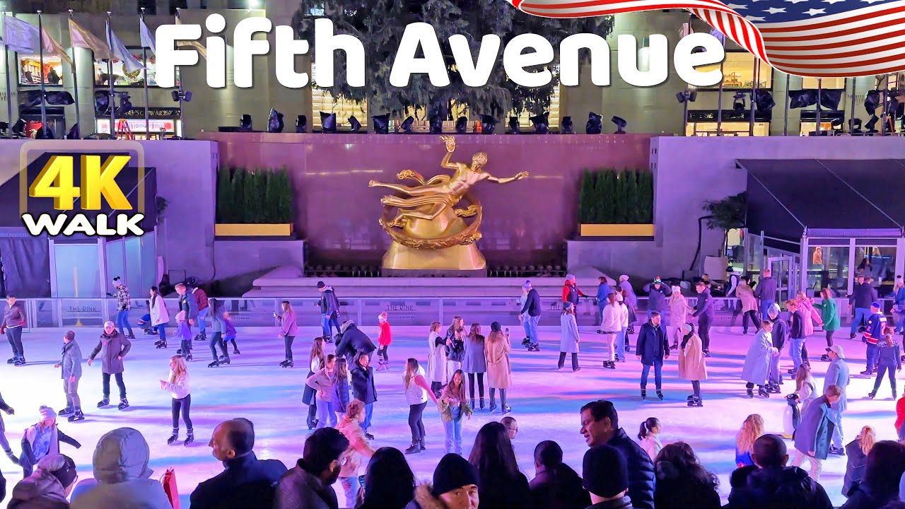 【4K】WALK NEW YORK City - Fifth Avenue - NYC USA Travel vlog