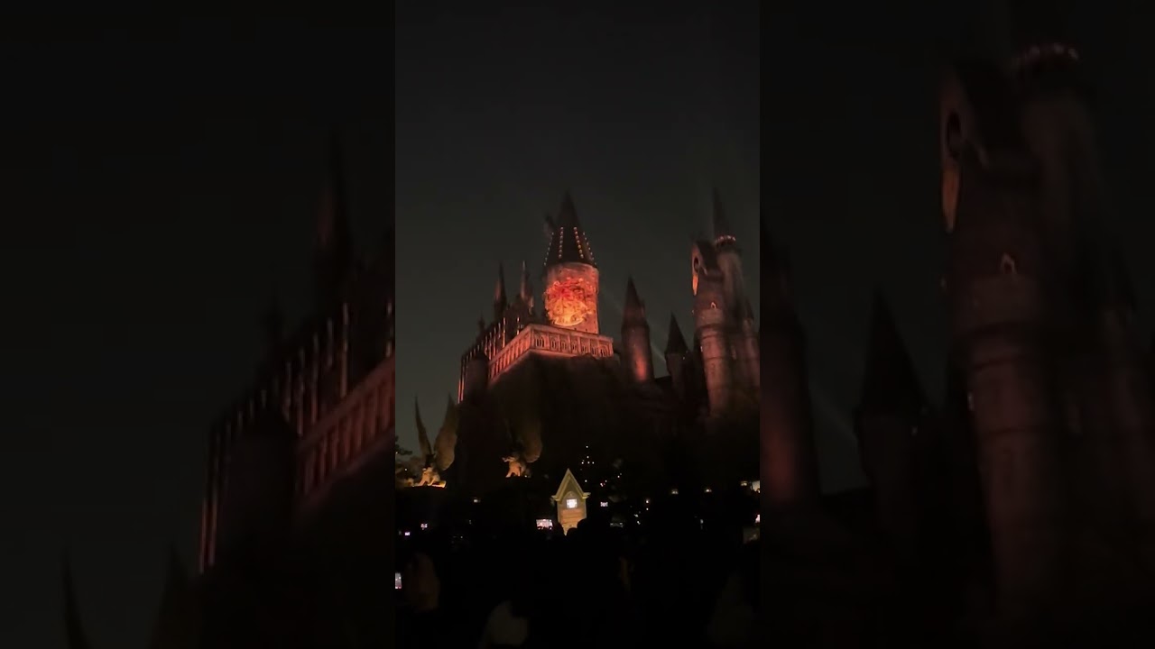 Night Magic @ Hogwarts Castle, Harry Potter Wizarding World, Universal Studios Beijing