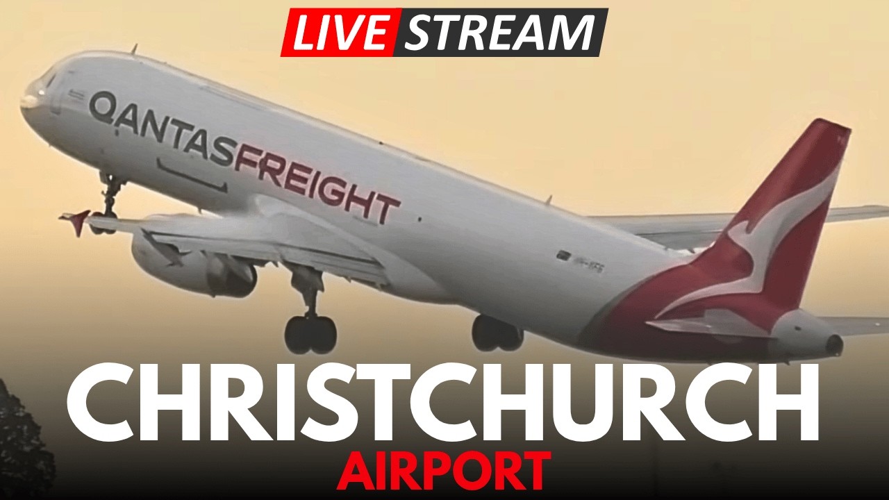 🔴 LIVE - Planespotting at Christchurch Airport - 23 Jul 2026 ✈️