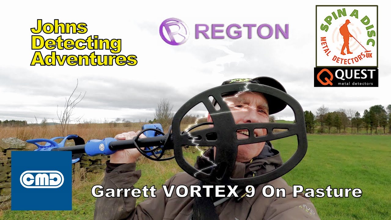GARRETT VORTEX VX9 Metal Detector First Time On Pasture Land