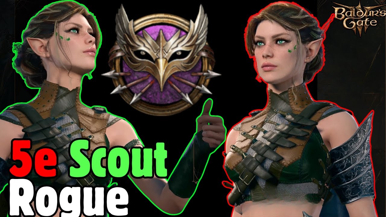 5e ROGUE SCOUT Mod Build in Baldur's Gate 3