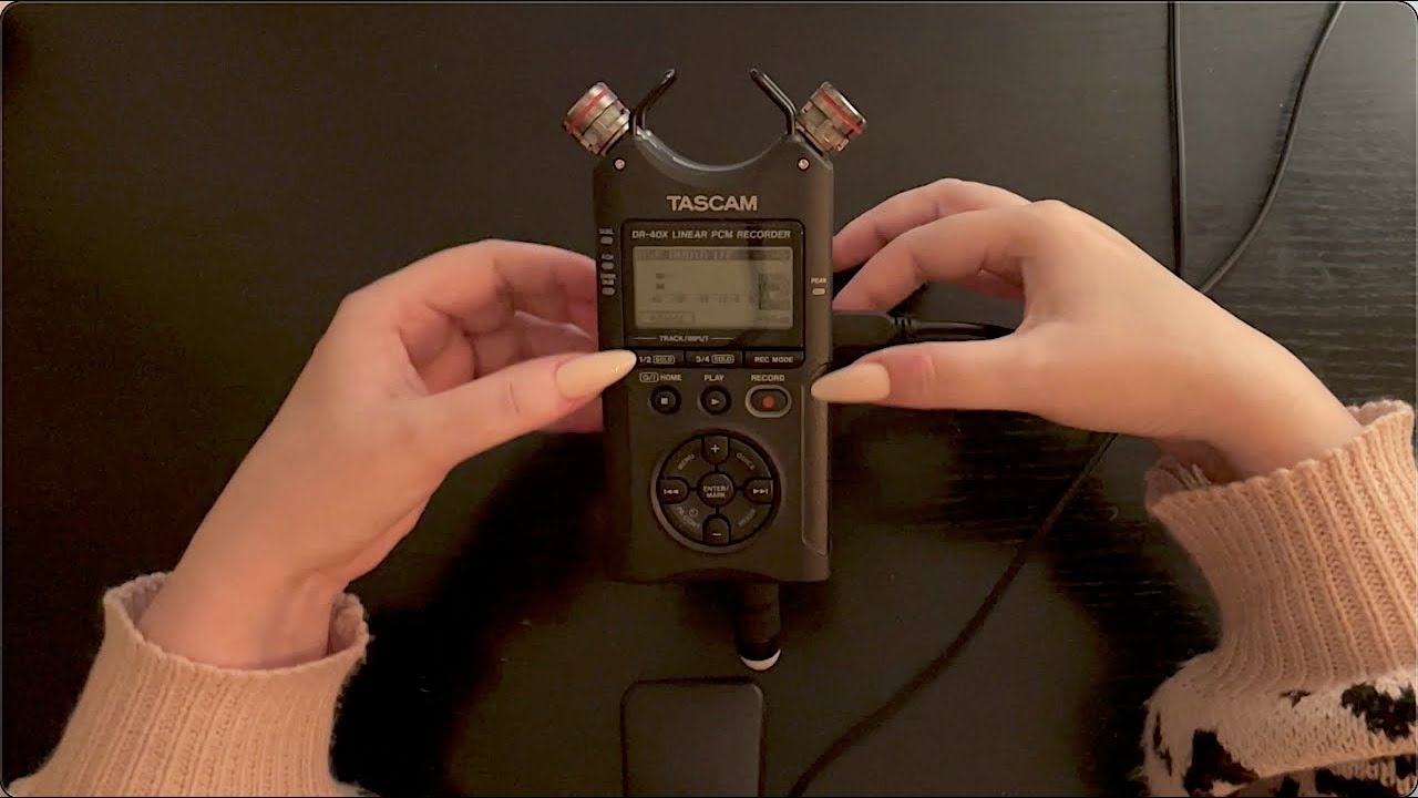 ASMR | Heavenly Tascam DR-40X scratching for ultimate relaxation, no talking