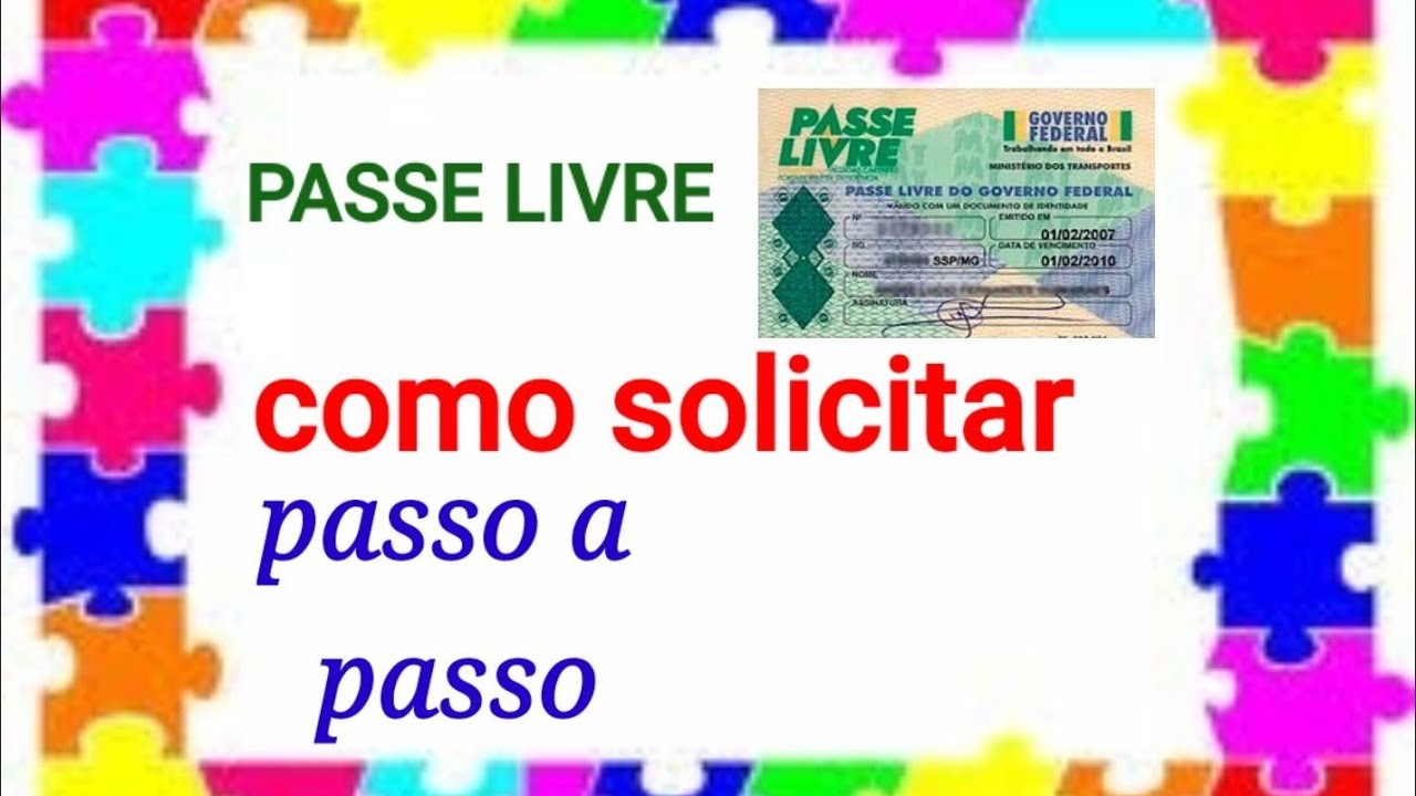 como solicitar o passe livre
