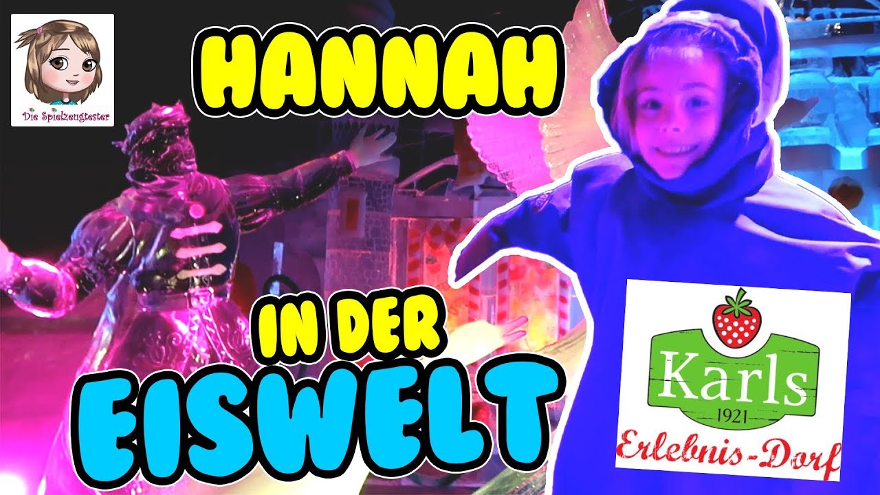 EISKALTES RUTSCHVERGNÜGEN ❄️ Hannah in einer Welt aus Eis 🍓 Karls Erlebnis-Dorf Eiswelt