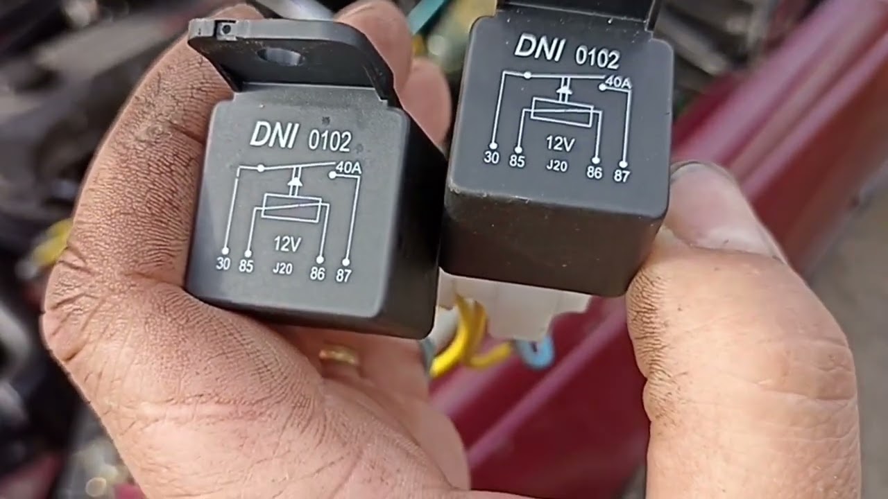 Adaptação relé duplo injeção omega 93